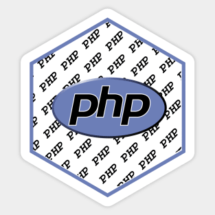 php hexagonal Sticker